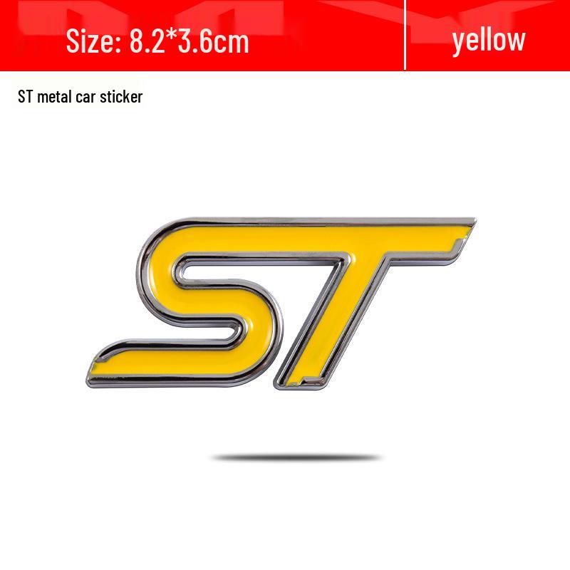 

Compatible with Ford Focus, Mondeo, Fiesta, EcoSport, and more. ST metal body stickers/tail badges available.