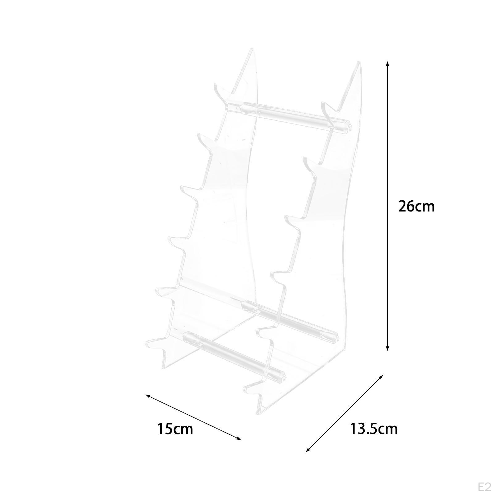 Элегантный держатель ножа с подставкой для меча для коллекционных лезвий clear — фото 4
