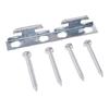 Easy Installation Curtain Rod Mounting Brackets with Reinforced Metal Construction Screws Included Window Hardware Hooks