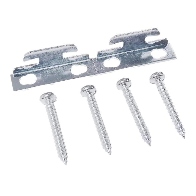 Easy Installation Curtain Rod Mounting Brackets with Reinforced Metal Construction Screws Included Window Hardware Hooks