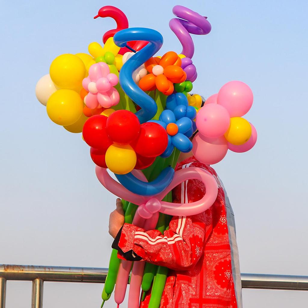 Ins Xiaohongshu DIY Blumen-Ballonstrauß-Set für Kinder - Japanische & Koreanische Partyballons