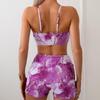 Ensemble Bikini Sexy Deux Pièces Imprimé pour Femme - Maillot de Bain Style Européen et Américain