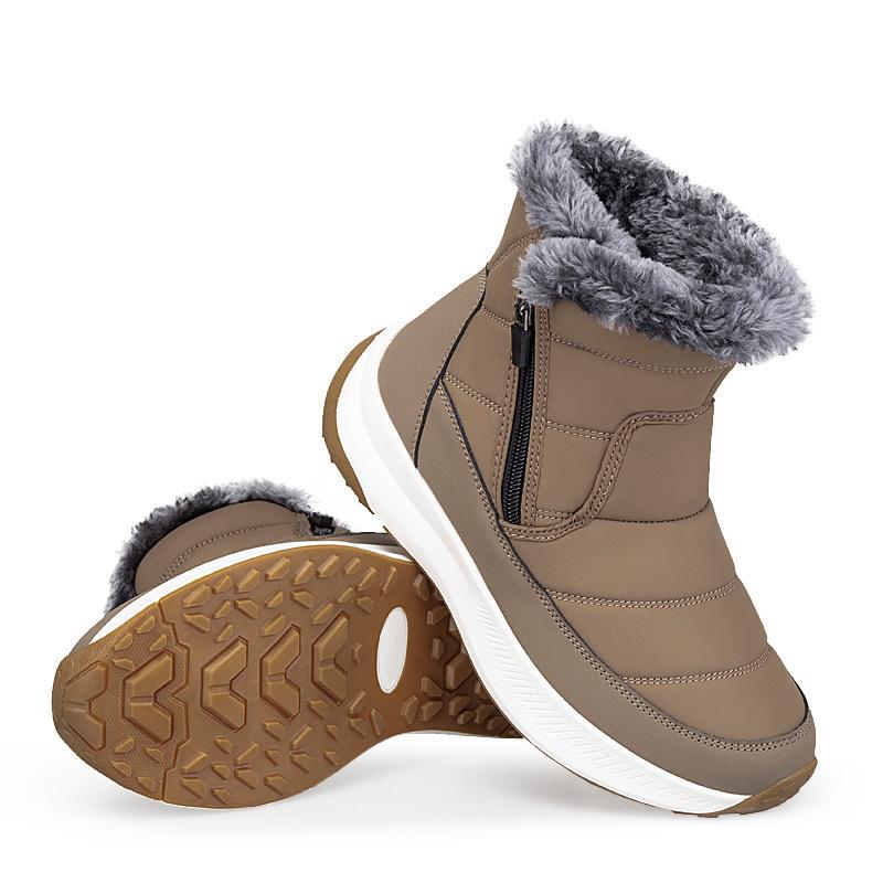 New High-top Cotton Shoes Winter Velvet Thickened Warm Wear-resistant Outdoor Hiking Shoes Snow Boots Women's Shoes