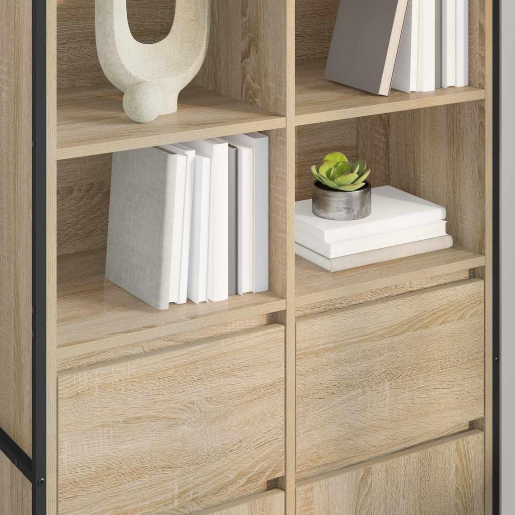 Sideboard 2 pcs Sonoma 81 x 36 x 150.5 cm engineered wood
