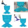 Mermaid Tail Throw Blanket With Acrylic Material For Kids And Adults Perfect For Spring And Fall