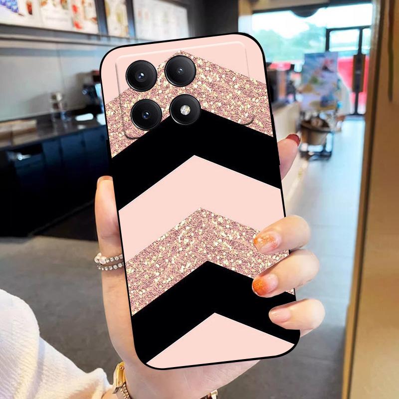 

For Xiaomi POCO X6 Pro Case Cover Soft TPU Silicone Back Covers For POCO X6Pro 5G Phone Cases Fashion Protective Shell Funda POCO X6 Pro 5G