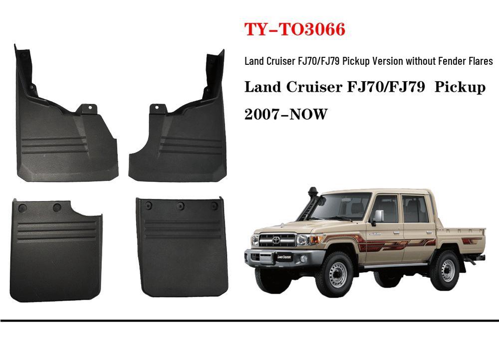 Compatible with Toyota Land Cruiser LC70 FJ79 FJ71 Mud Flaps