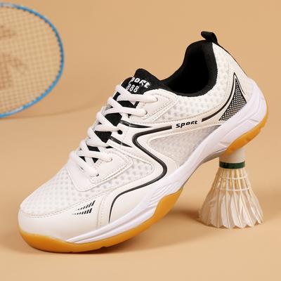Badminton Shoes for Men and Women, Non-Slip, Wear-Resistant, Shock-Absorbing, Breathable, Lightweight, Professional Training and Leisure Sports Shoes