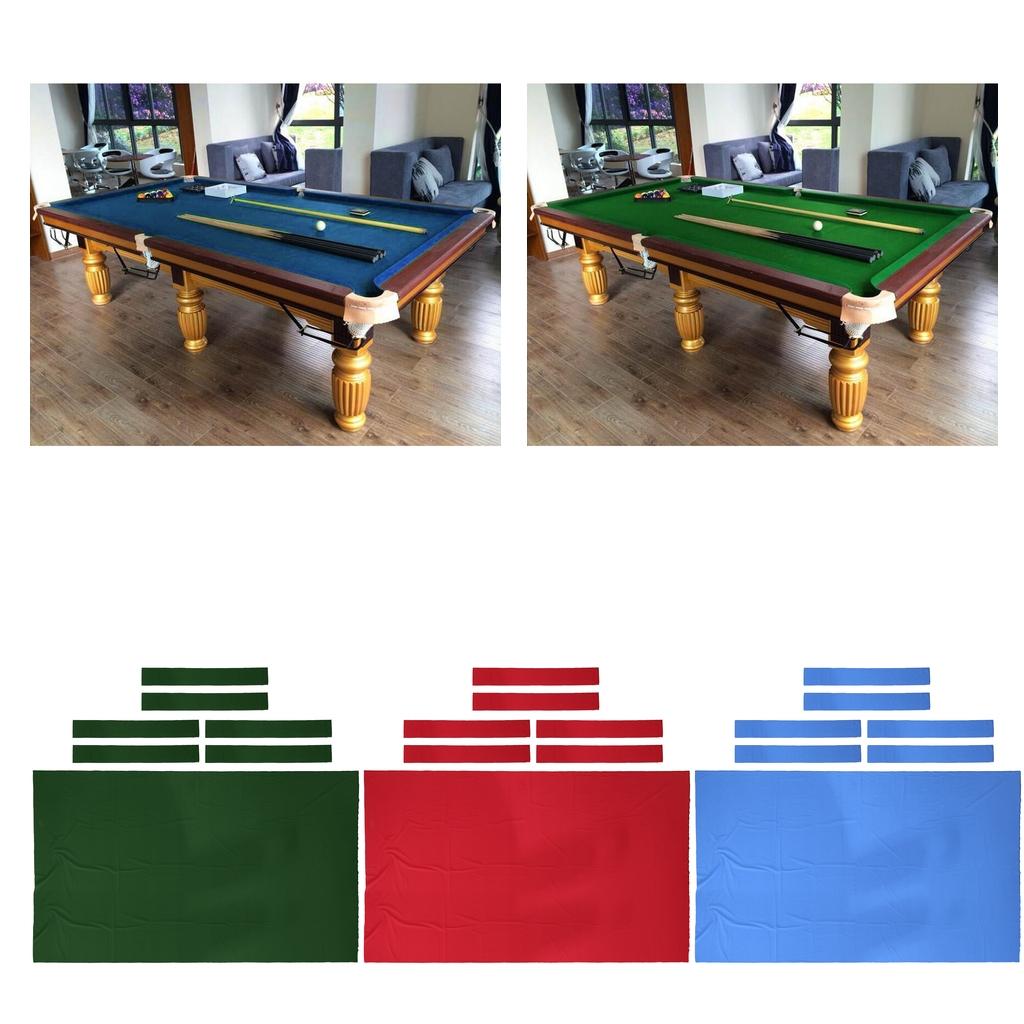 9ft Pool Table Felt Replacement Kit - 0.6mm Thickness, More Wear-resistant and Be Cut For Exact Usage, Durable In Use