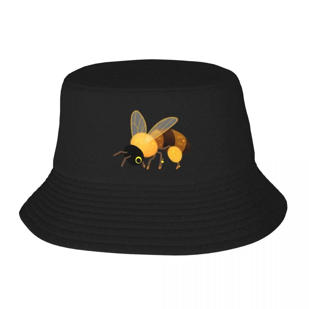 Honey Bees Bucket Hat Brand Unisex Caps Party Hats GentleUnisex Hat Thermal Visor Womens Beach Outlet Unisexs