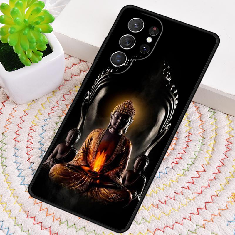 Buddhism Buddha Statue Vintage Gautama Phone Case for Samsung Galaxy Note 10 Pro S26 Ultra S23 S24 FE S25 S21 S22 PLUS Cover