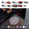 2 peças Luz de Boas-vindas LED Luz da Porta do Carro Projetor Laser de Logotipo Iluminação Emblema Para Mercedes Benz W204 W221 W222 W203 W168 W245 W164