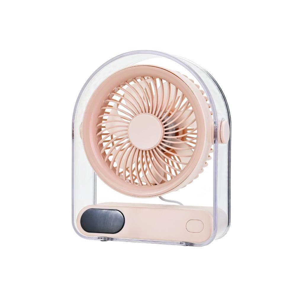 Silent USB Fan 5 Speed Mini Desk Cooling Fan Long Lasting Table Fan Home Office Use