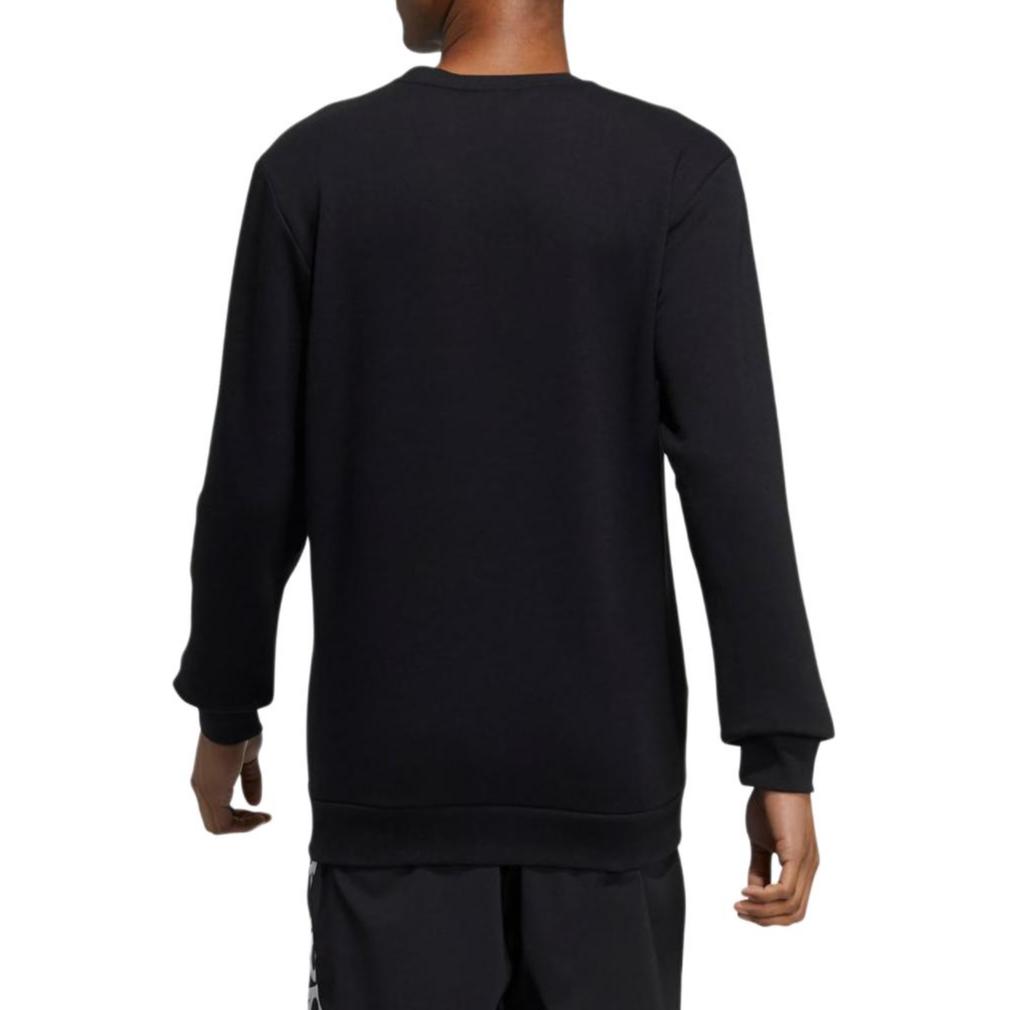 adidas Sweatshirts Men's Black Crew Neck Moderate Regular GK9074