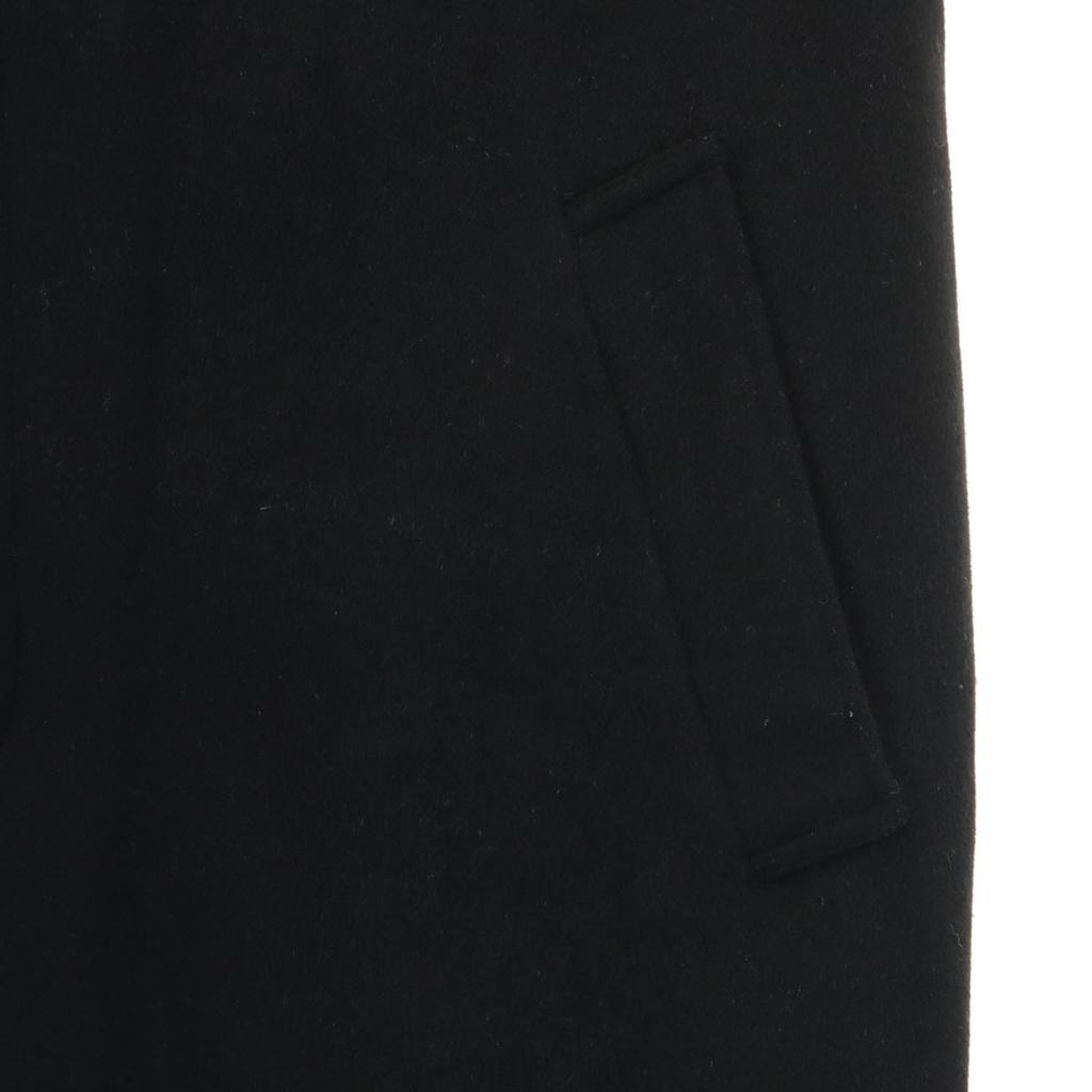 Kaschmir-Mischung Edelstahlkragen Mantel L schwarz Herren Gebraucht