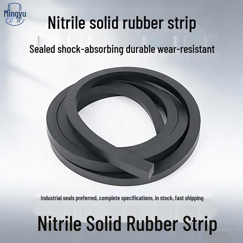Nitrile Solid Square Rubber Strip