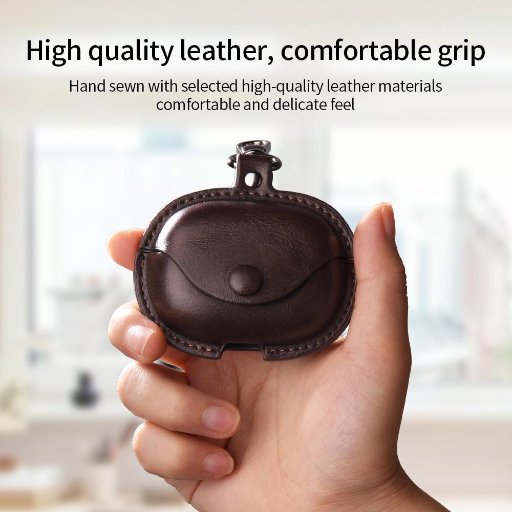 For Xiaomi Redmi Buds 6 Charging Case Cover Leather+PC Earbuds Protective Case