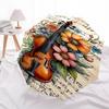 1pc Musical Violin Flowers Sheet Music Artwork Umbrella with Plastic Handle,Suitable for All Seasons Home Travel Outdoor Umbrellaptys31070