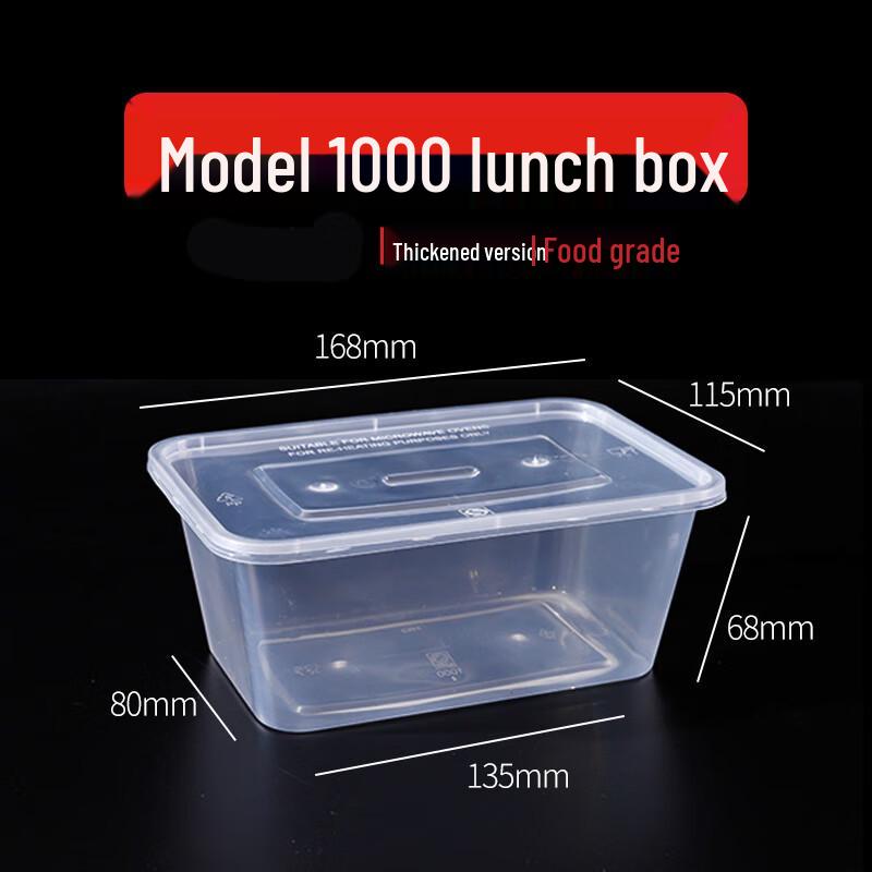 Disposable Plastic Takeout Food Containers