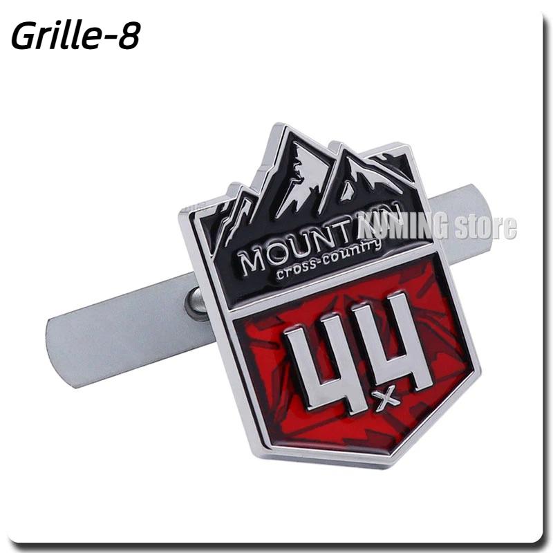 3D Metal 4X4 Mountain Cross Country Badge Auto 4WD Emblem Car Stickers Styling Decals Accessories