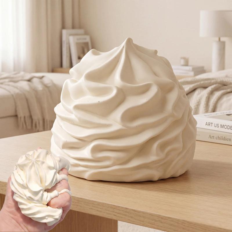 1PC Simulated Dessert Cream Roll Slow Rebound Squeezing Toy Sensory Squeezing Toy Slow Rebound Relieve Stress Gift