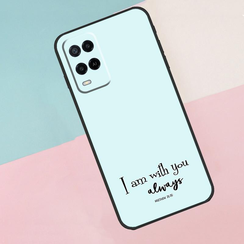 Bible Verse Christian Quote For Oppo A74 A94 A54 A80 A78 A98 A40 A60 A18 A38 A58 A15 A17 A77 A57S A16 A76 A96 Phone Case