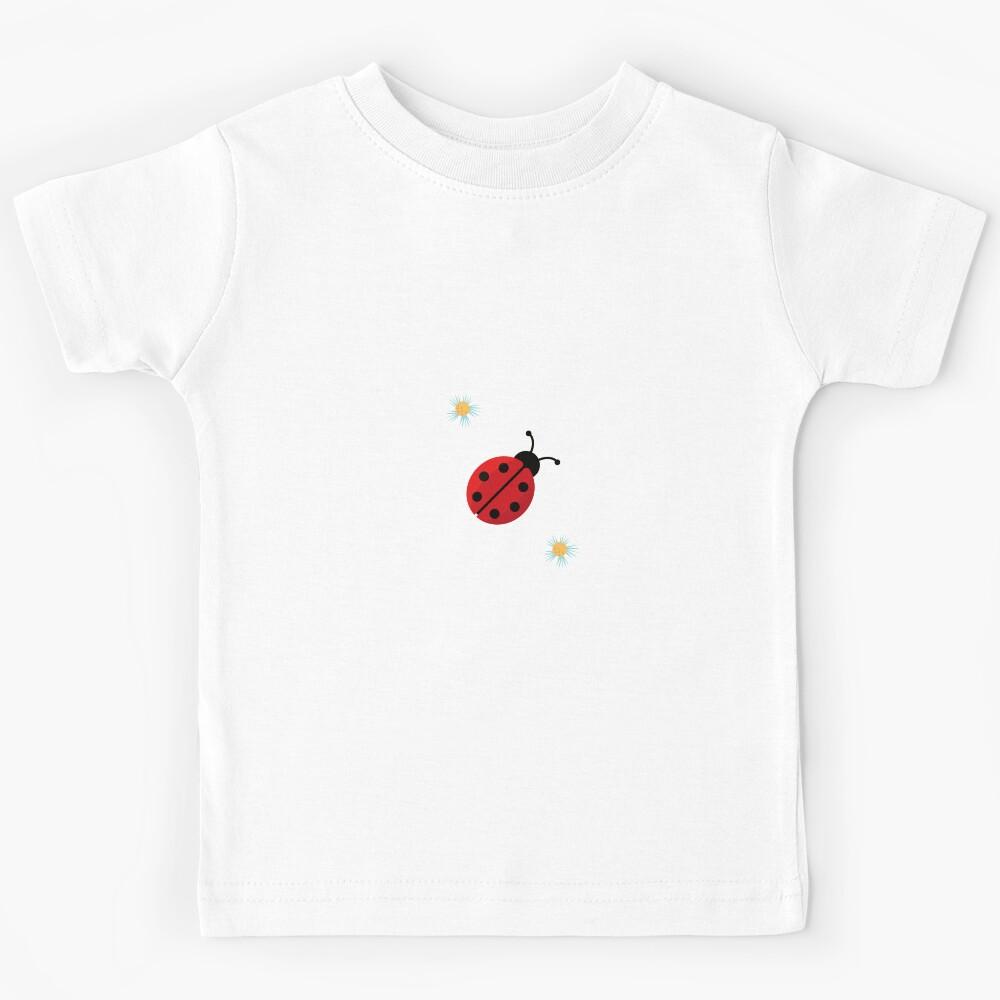 Ladybugs & Flowers - lady beetles Kids T-Shirt 100