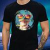 Unisexs Frog Sunglasses Print Cotton TShirt Size Xs To 5xl
