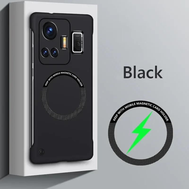Bezrámečkový magnetický pro Magsafe tenký kryt pro Realme GT Neo 5 Neo5 240W 5G bezdrátové nabíjení tvrdý zadní kryt