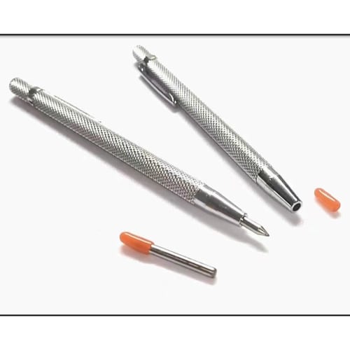 XIANFENGHU Cutter Pen, Ceramic Tile Cutter Pen, Set of 2, with Carbide Tip and Pocket-Shaped Point for Glass and Ceramic Tiles