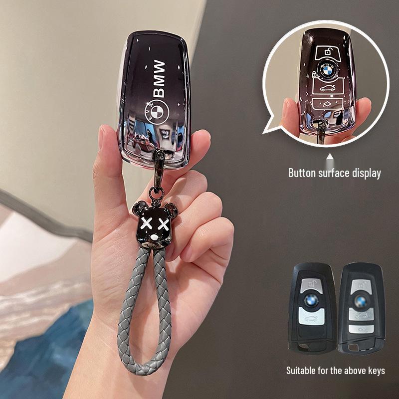 Luxus Schlüsselabdeckung für BMW: Kompatibel mit X3, 3, 4, 5, 6 und 7 Serie - Unisex Premium Schutz