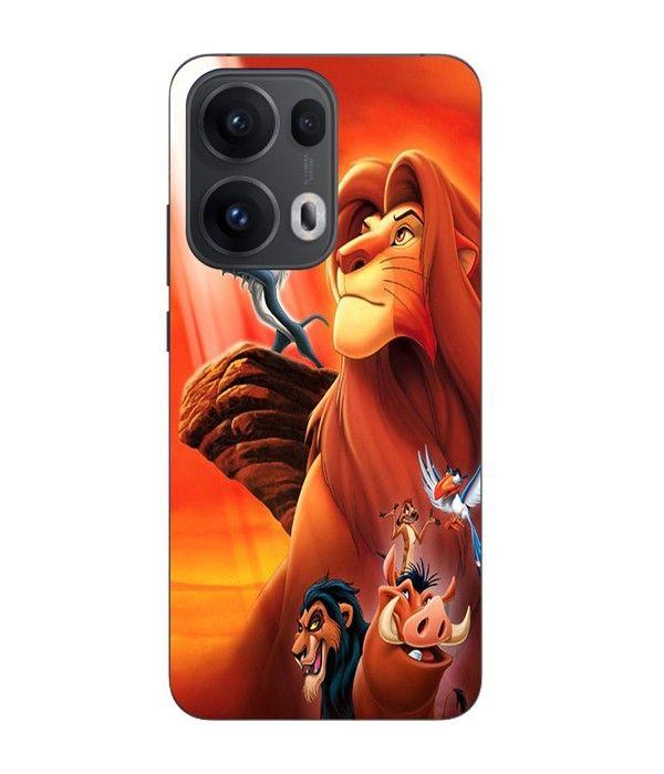Maniacase Hülle Für Oppo Reno 13 Pro 5G Der König der Löwen Disney Film Simba Nala Mufasa