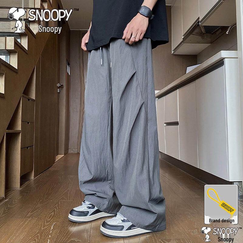 

Snoopy Men s Summer Casual Straight-Leg Pants 3XL