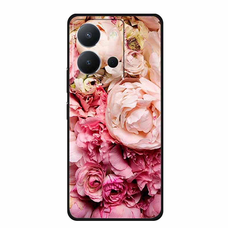 For Vivo Y36 4G Case Animals TPU Soft Cover Silicone Phone Cases For VivoY36 4G Russian Version Shockproof Protector Wolf Coque