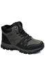 Men's Fashion Flat Heeled Booties Black Unisex Outdoor Boots Shoes