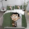 3D Mr Bean Bettwäsche Set Bettdecke Steppdecke Bettbezug Kissenbezug Zeichentrickserie Heimtextilien Schlafzimmer Dekor