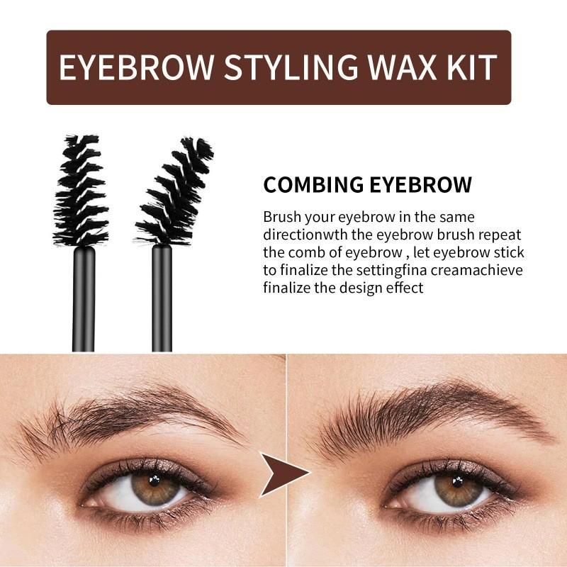 Eelhoe Eyebrow Shaping Kit With Natural Looking Waterproof Eyebrow Wax For Defined Brows