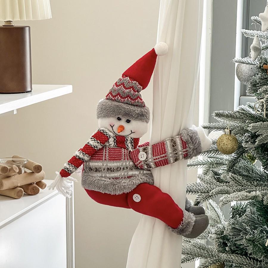 Kreative Weihnachtsmann Vorhangschnalle - Weihnachtsdekoration und Neujahrszimmer-Requisiten