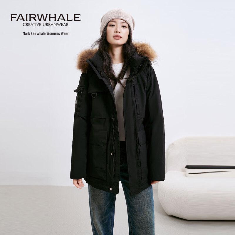 Mark Fairwhale Women's Hooded Workwear Down Jacket