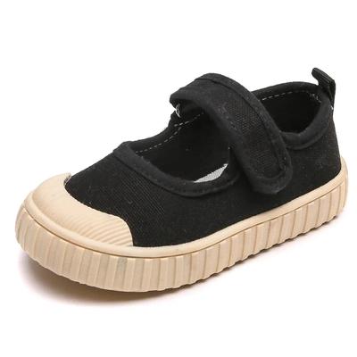 2024 Children's Canvas Shoes Summer New Students Korean Casual Biscuit Flats Breathable Hot Fashion Cute Shoes Kids Shoes