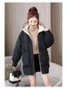 Women's Mid-Length Korean Style Down Cotton Jacket - Loose, Thick, Winter Coat