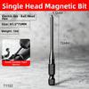 Steel Hex Screwdriver Bit Reduced Shank Magnetic Driver Bit New Power Tool Accessories