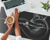 Desk Pad for Graphic Designers and Artists Abstract Wave 100x50 cm