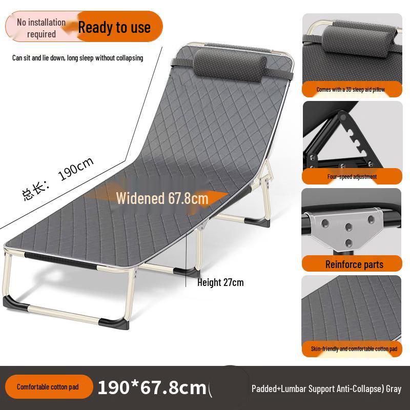 Shixun Outdoor Folding Recliner & Camping Cot