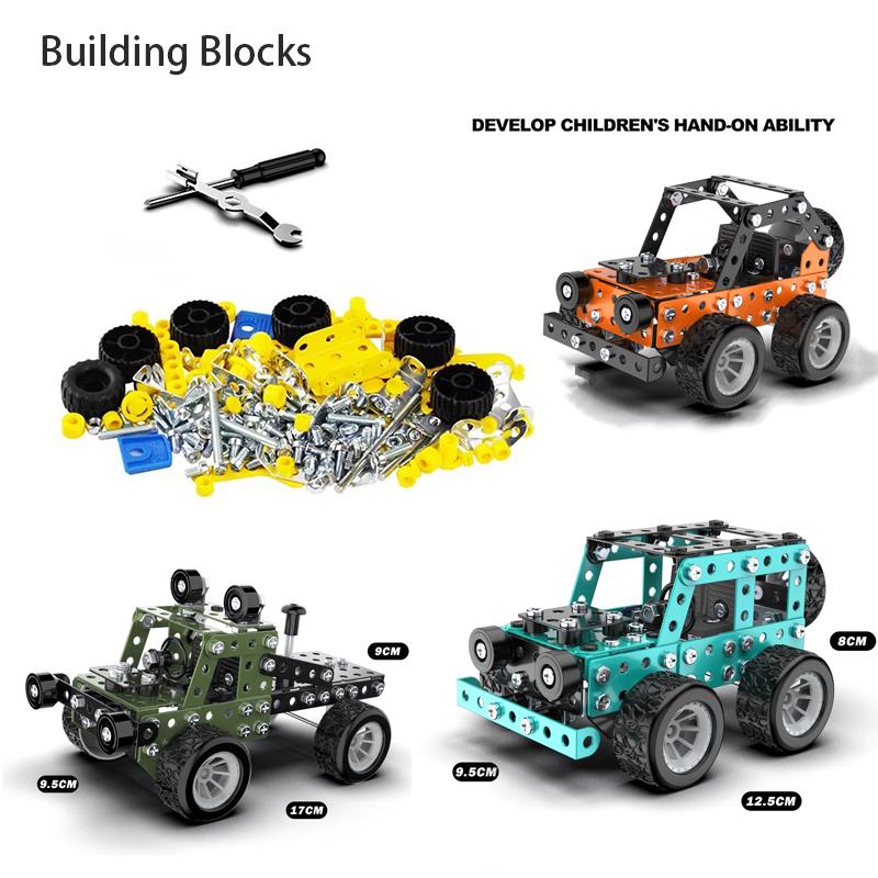 Stem Constructing Toys Ideal For Boys Age 8+Off-road Vehicle Series KidsMetal Building Learning-Focused Blocks
