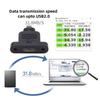 xiwai USB Male to Screw Mount Extension Cord 480Mbps Micro USB Female Extension Cable 2.0 Type-B - 3.0 Type-B