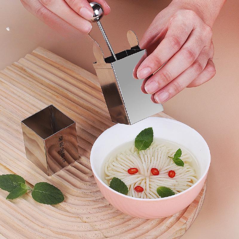 Kreatives Tofu-Messer