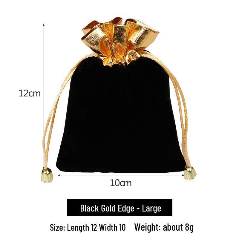 Velvet Drawstring Jewelry Bag: New Year's Lucky Charm Pouch