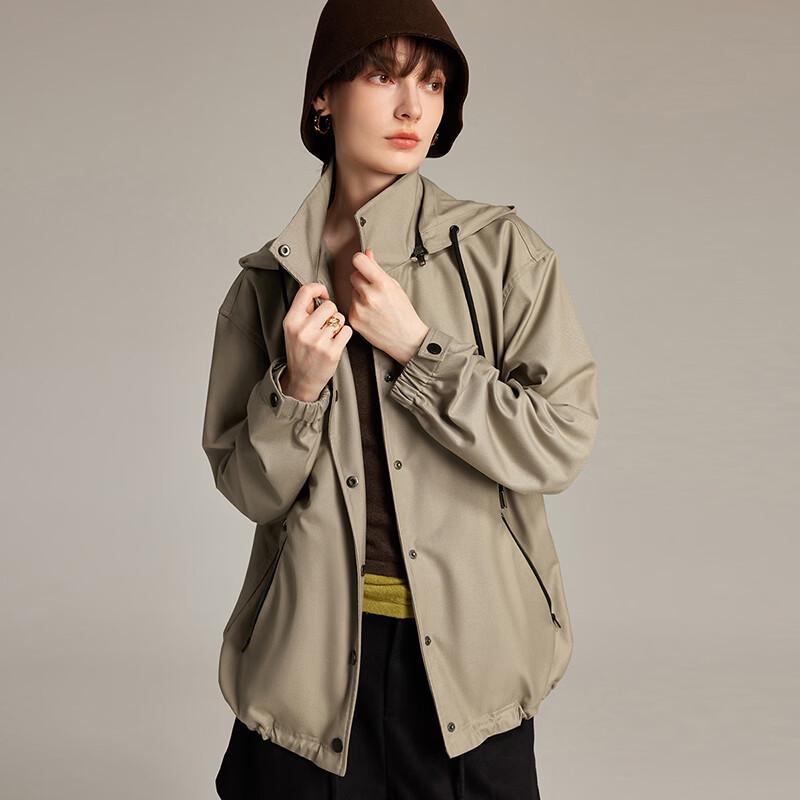 Women's Lightweight Stand-Collar Windbreaker Jacket