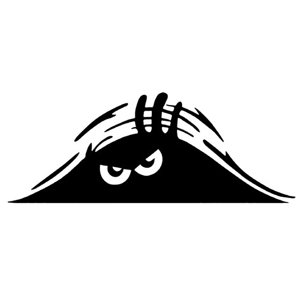 

Rio Grande ZM-CS5060-BK Car Car Peeping Shadow Clay Monster Monster Horror Unique Design Exterior Customized Custom Sticker Sticker Sticker Black чёрный